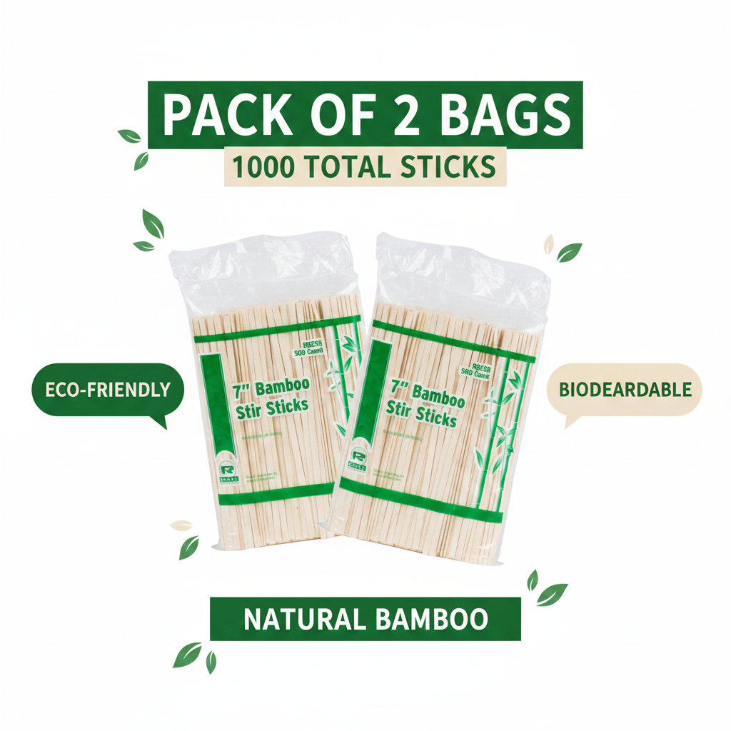 Bamboo Stir Sticks - Infographic