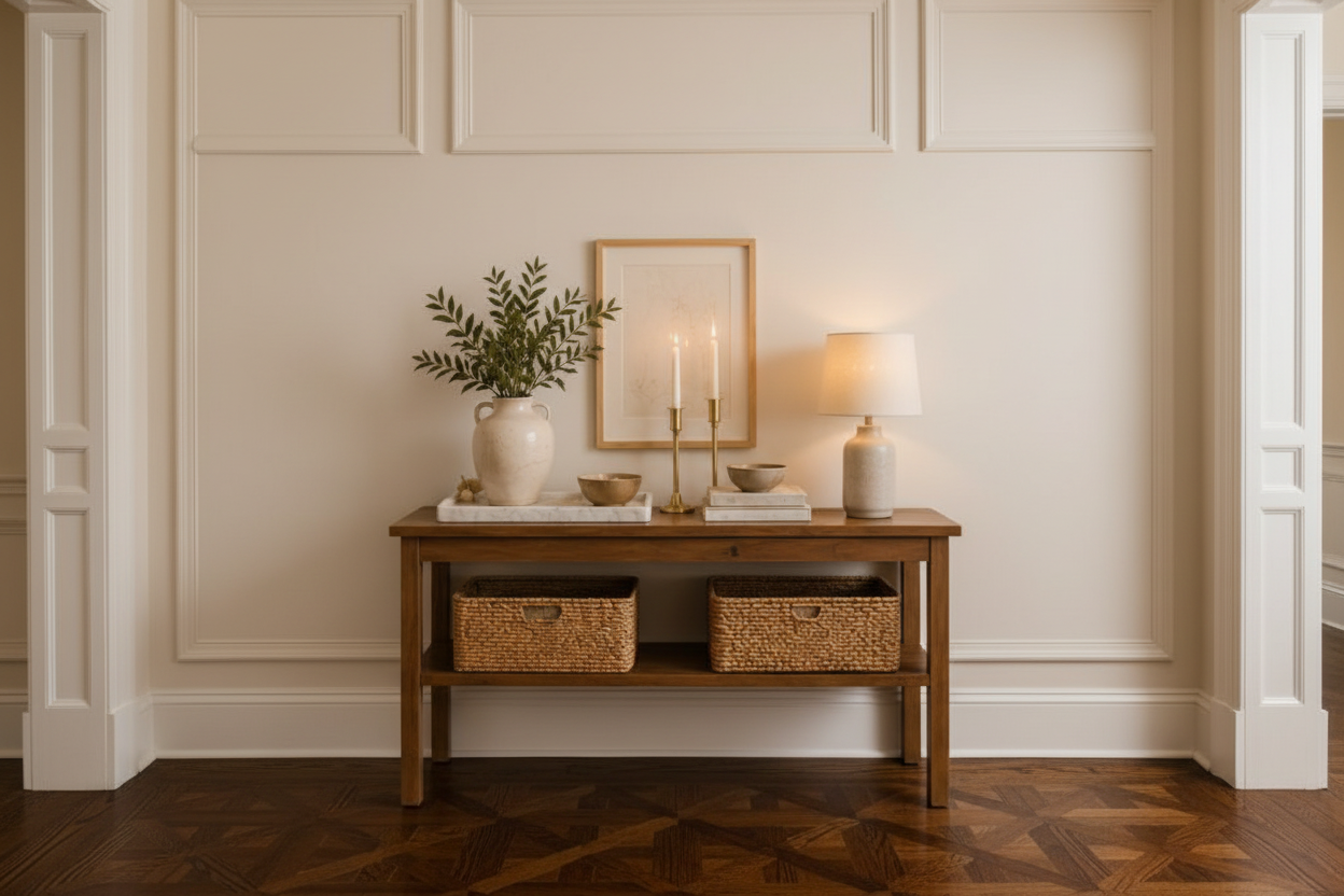 Colonial style entryway bundle
