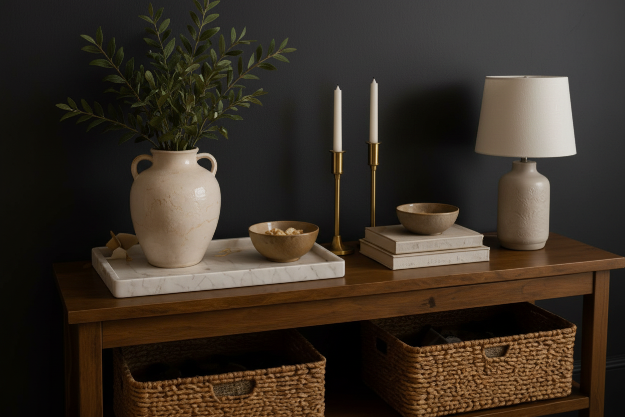 Dark editorial entryway bundle